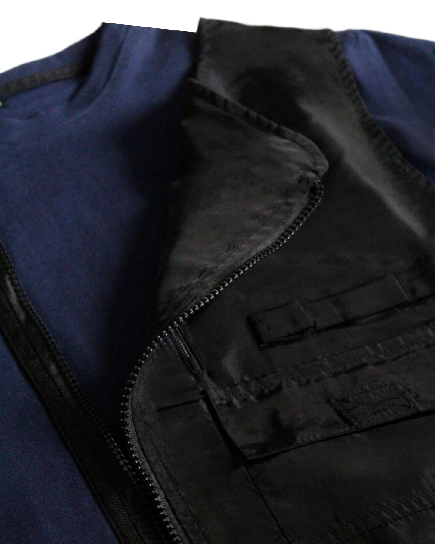 Navy cargo T-shirt | Removeable vest